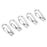 Crofta 10Pcs Silver Alloy Keychain Snap Buckle Carabiner Camping Hiking Spring Hook