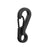 Crofta 10pcs Black Hanging Buckle Carabiner Clip Snap Spring Hook Keychain Keyring