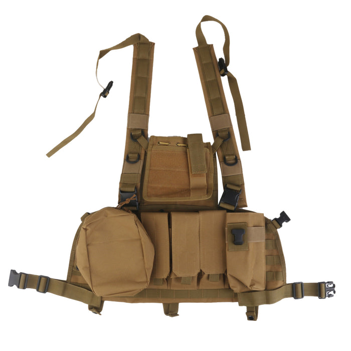 Tactical Molle Assault Military Army Airsoft Tactical SWAT Vest - Tan