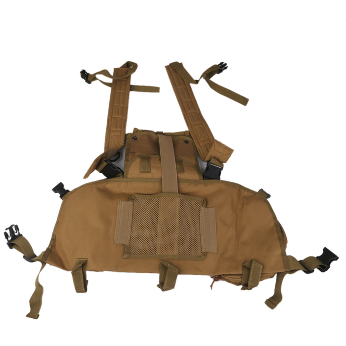 Tactical Molle Assault Military Army Airsoft Tactical SWAT Vest - Tan