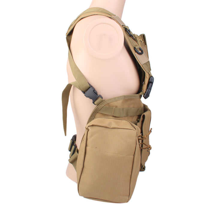 Tactical Molle Assault Military Army Airsoft Tactical SWAT Vest - Tan