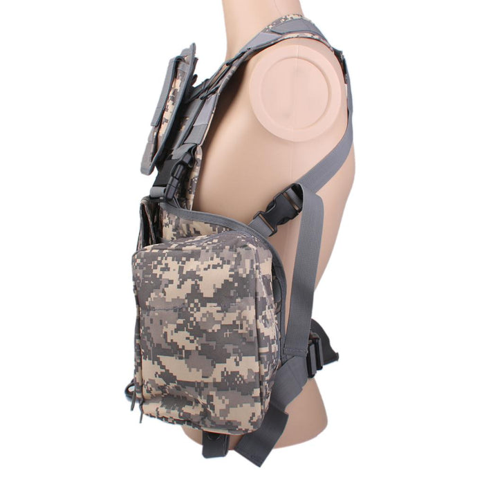 Tactical Combat Molle Assault Military Army Airsoft SWAT Vest - ACU Camo