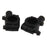 Crofta 1 Pair 10mm Motorcycle Bike Handlebar Mirror Clamp Mounting Bracket black