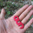 Crofta 10x Red Aluminum Alloy Camping Tent Guyline Runner Rope Tightener Tensioner