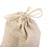 Crofta 10x Small Linen Jute Sack Jewelry Pouch Drawstring Gift Bags Wedding Favour