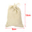 Crofta 10x Small Linen Jute Sack Jewelry Pouch Drawstring Gift Bags Wedding Favour