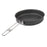 Crofta 19cm Nonstick Round Griddle Skillet Frying Pan Mobile Cookware BBQ Picnic with Foldable Handle