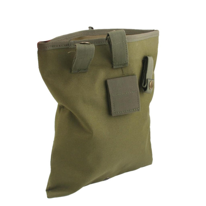 Crofta Nylon Molle Belt Tactical Magazine Dump Drop Utility Pouch Bag Army Green