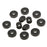 Crofta 12pcs Bracket Side Cover Grommet for Motorcycle Car GS125 Black