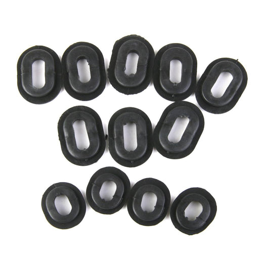 Crofta 12x Rubber Grommet Fairing Washer for Honda CB CL XL 100 CG125 CB125S CB125T