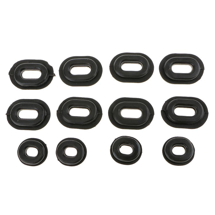 Crofta 12x Rubber Grommet Fairing Washer for Honda CB CL XL 100 CG125 CB125S CB125T