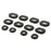 Crofta 12x Rubber Grommet Fairing Washer for Honda CB CL XL 100 CG125 CB125S CB125T