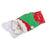 Crofta 1 Pair 80% Cotton Unisex Soft Winter Warm Christmas Style Santa Claus Pattern Crew Socks