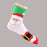 Crofta 1 Pair 80% Cotton Unisex Soft Winter Warm Christmas Style Santa Claus Pattern Crew Socks