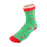 Crofta 1 Pair 80% Cotton Unisex Soft Autumn Winter Warm Christmas Tiny Umbrella Pattern Crew Socks Green