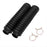 Crofta 1 Pair 20.5cm Long Front Fork Cover Shock Absorber Dust Rubber Cover Black