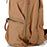 Crofta Large Vintage Men's Canvas Camping Travel Luggage Hiking Backpack Bag Khaki