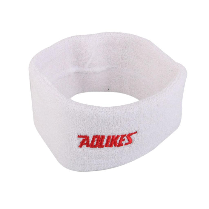 Yoga Sports Sweatband Headband Elastic Hair Band Accessories - White