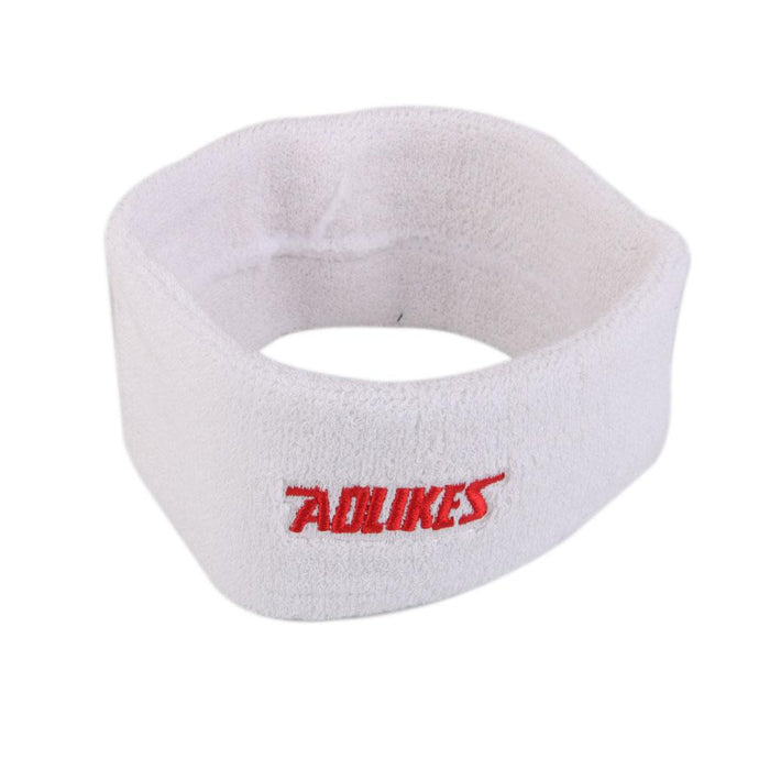 Yoga Sports Sweatband Headband Elastic Hair Band Accessories - White