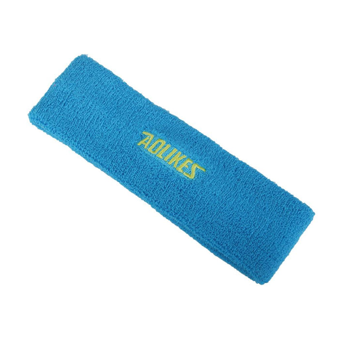 Yoga Sports Sweatband Headband Elastic Hair Band Accessories - Sky blue