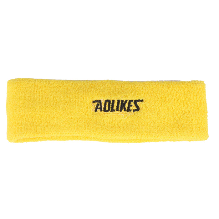 Yoga Sports Sweatband Headband Elastic Hair Band Accessories - Yellow