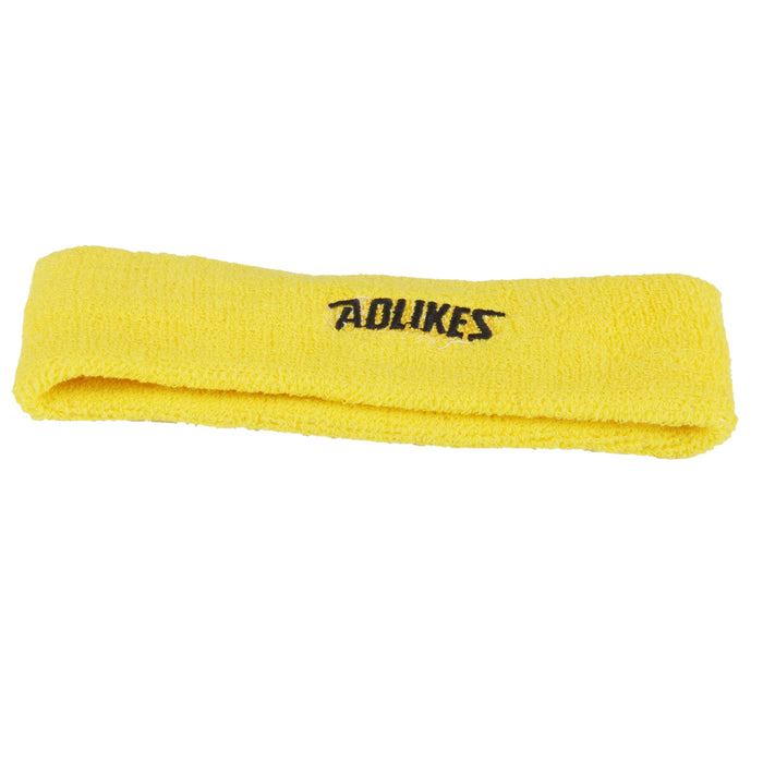 Yoga Sports Sweatband Headband Elastic Hair Band Accessories - Yellow