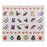 Crofta 1 Sheet 3D Mixed Halloween Design Nail Art Sticker Tips Manicure - A03