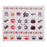 Crofta 1 Sheet 3D Mixed Halloween Design Nail Art Sticker Tips Manicure - A03