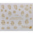 Crofta 1 Sheet 3D Mixed Christmas Design Nail Art Sticker Tips Manicure - Gold