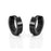 Crofta 1 Pair Mens Women Stainless Steel Hoop Huggies Ear Stud Earrings 18 Gauge