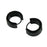 Crofta 1 Pair Mens Women Stainless Steel Hoop Huggies Ear Stud Earrings 18 Gauge