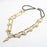 Crofta Womens Elegant Gold Crystal Faux Pearl Beaded Headband Hair Accessory