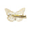 Crofta 1 Pair Women Ladies Gold Butterfly Hair clip Hairpin Accessory