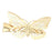 Crofta 1 Pair Women Ladies Gold Butterfly Hair clip Hairpin Accessory