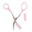 Crofta Women Eyebrow Trimmer Comb Eyelash Hair Scissors Cutter Remover Makeup Tool