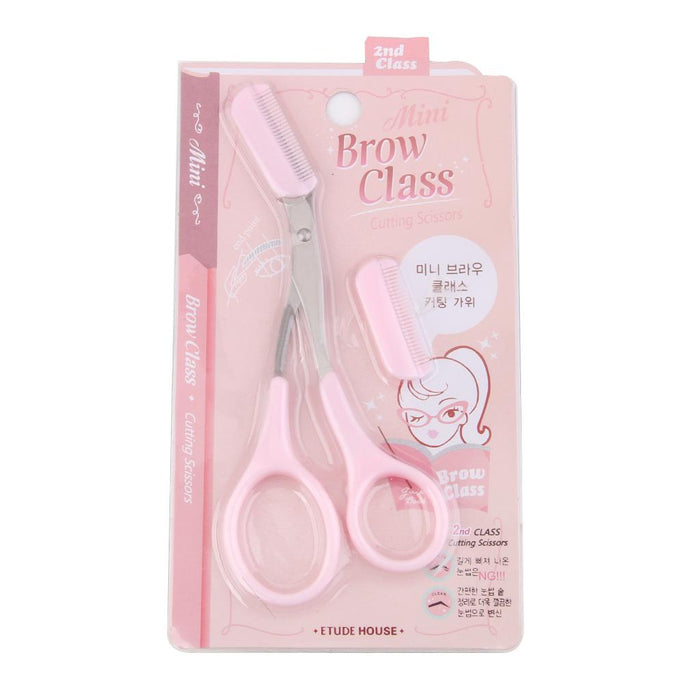 Crofta Women Eyebrow Trimmer Comb Eyelash Hair Scissors Cutter Remover Makeup Tool