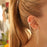 Crofta 1pc Women's Stylish Tassel Leaf Embellished Ear Cuff Earring Silver