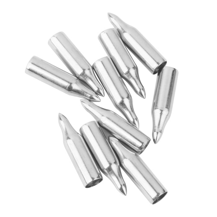 10pcs 100gr Waterdrop Steel Archery Arrow target point Tips Practice Head A1