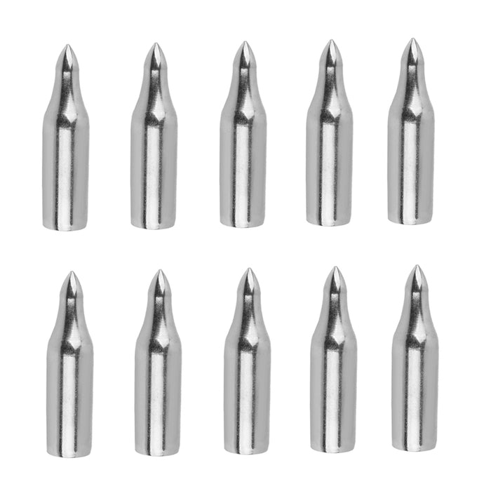 10pcs 100gr Waterdrop Steel Archery Arrow target point Tips Practice Head A1