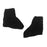 Crofta Pair Velvet Reusable Ice Skating Shoes Covers Stretchy Overshoes Black S