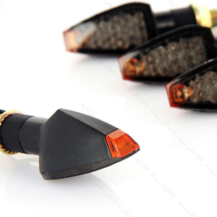 Crofta 1 Pair 15 LED Motorcycle Turn Signal Motorbike LED Indicator Light