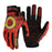 Crofta Winter Outdoor Sports Cycling Bike Bicycle Full Finger Gloves Red Yellow L