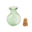 Crofta 10 Glass Cork Bottles Round Flat Vial Wishing Bottle DIY Pendants Green