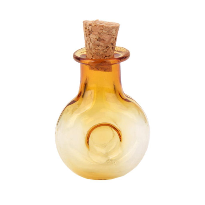 Crofta 10 Glass Cork Bottles Round XO Shape Vial Wishing Bottle DIY Pendants Coffee