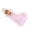 Crofta 10pcs Pink Glass Cork Bottles Vial Wishing Bottle DIY Pendant -Oblique Heart