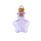 Crofta 10 Glass Cork Bottles Five Star Vial Wishing Bottle DIY Pendant Loop Purple