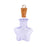 Crofta 10 Glass Cork Bottles Five Star Vial Wishing Bottle DIY Pendant Loop Purple