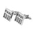 Crofta 1 Pair Men's Silver Abacus Shape Cufflinks Shirt Cuff Links Wedding Gift