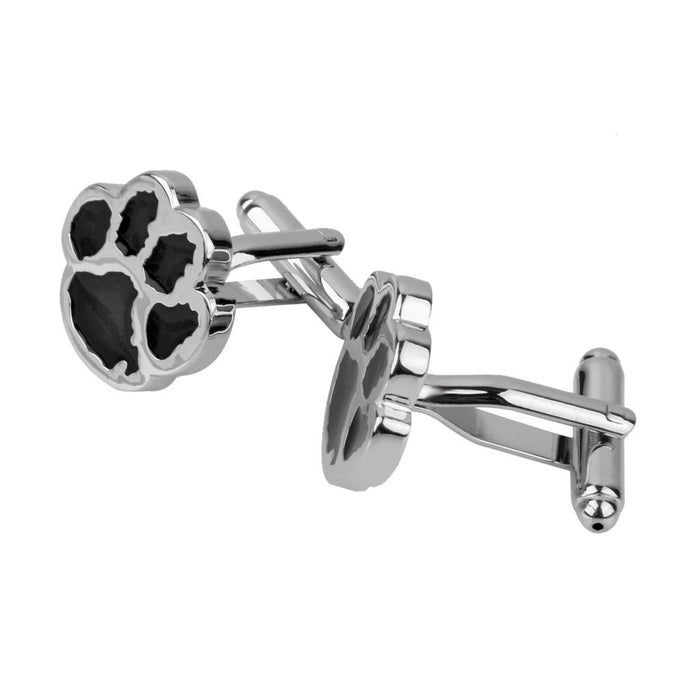 Crofta 1 Pair Men's Dog Animal Paw Cufflinks Shirt Cuff Links Wedding Gift