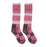 Crofta Women's Winter Thermal Long Ski Snowboarding Hiking Towel Socks -Rose Red